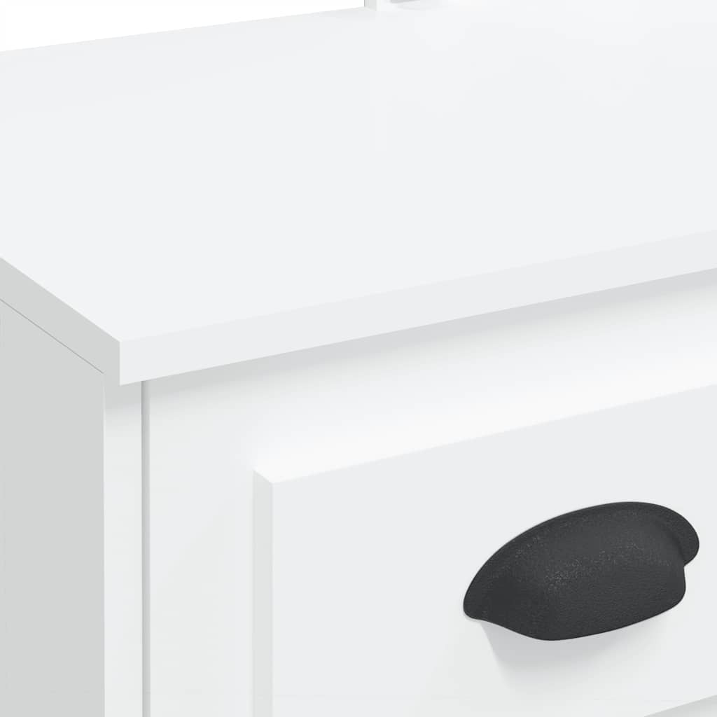 Coiffeuse avec lumières LED blanc 90x42x132,5 cm - XIOS