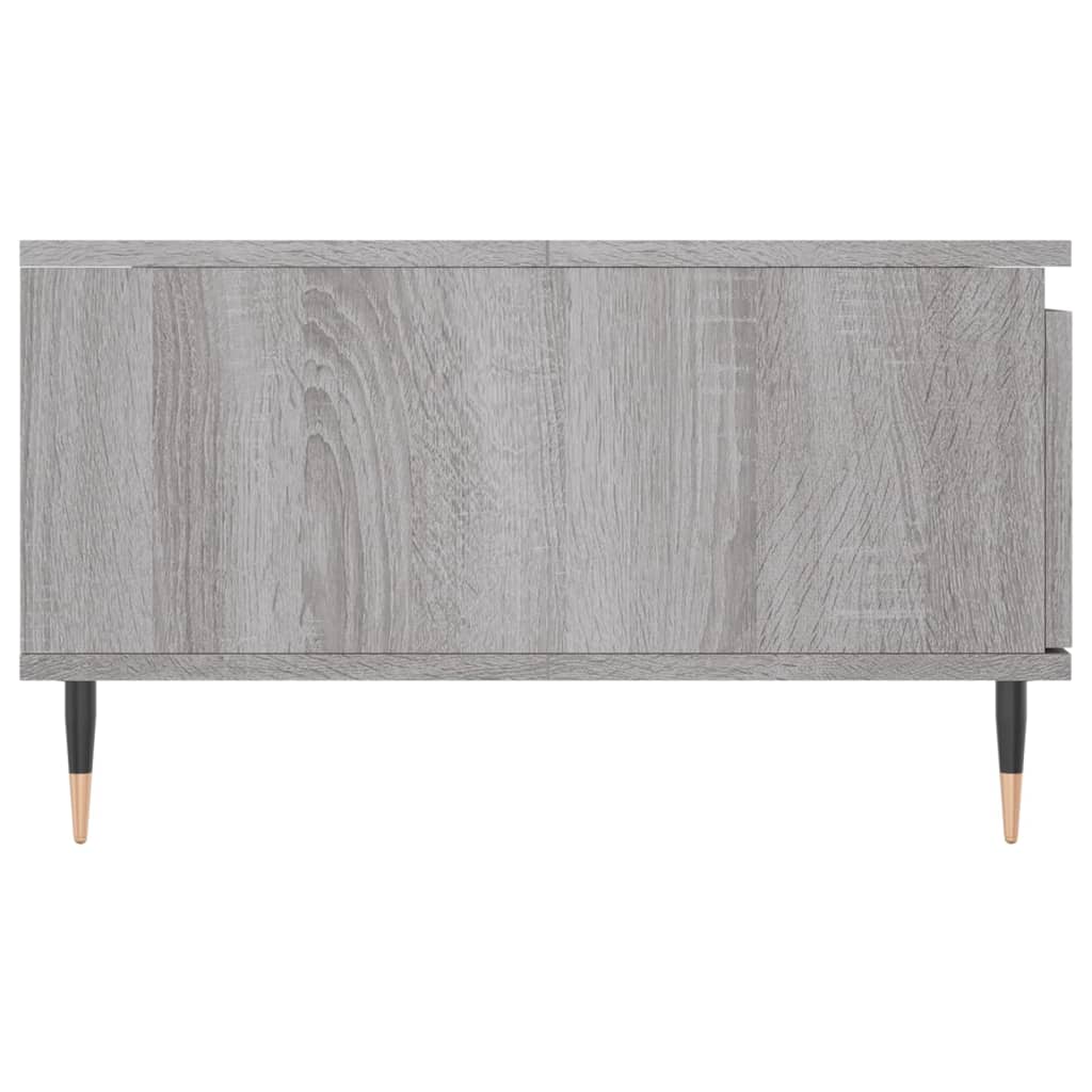 Table basse sonoma gris 90x60x35 cm bois d'ingénierie - XIOS