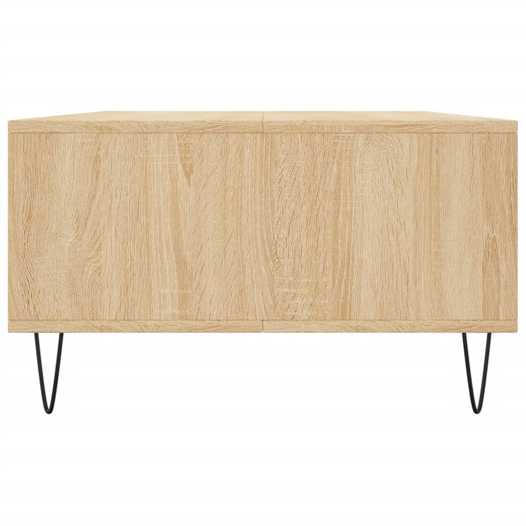 Table basse chêne sonoma 104x60x35 cm bois d'ingénierie - XIOS