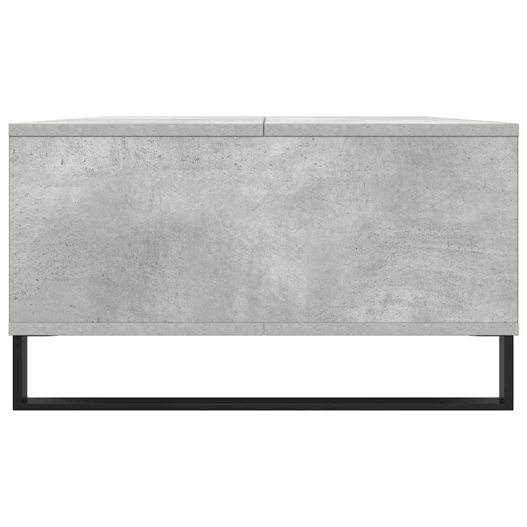 Table basse gris béton 104x60x35 cm bois d'ingénierie - XIOS