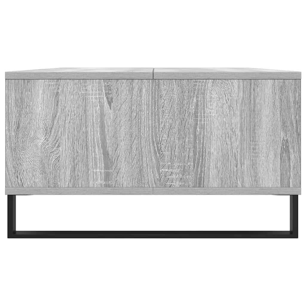 Table basse sonoma gris 104x60x35 cm bois d'ingénierie - XIOS