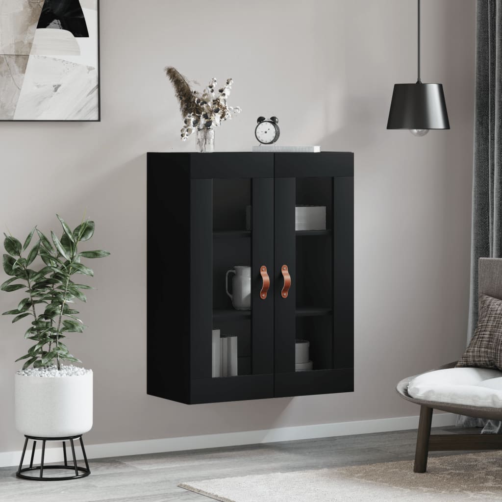 Armoire murale noir 69,5x34x90 cm - XIOS
