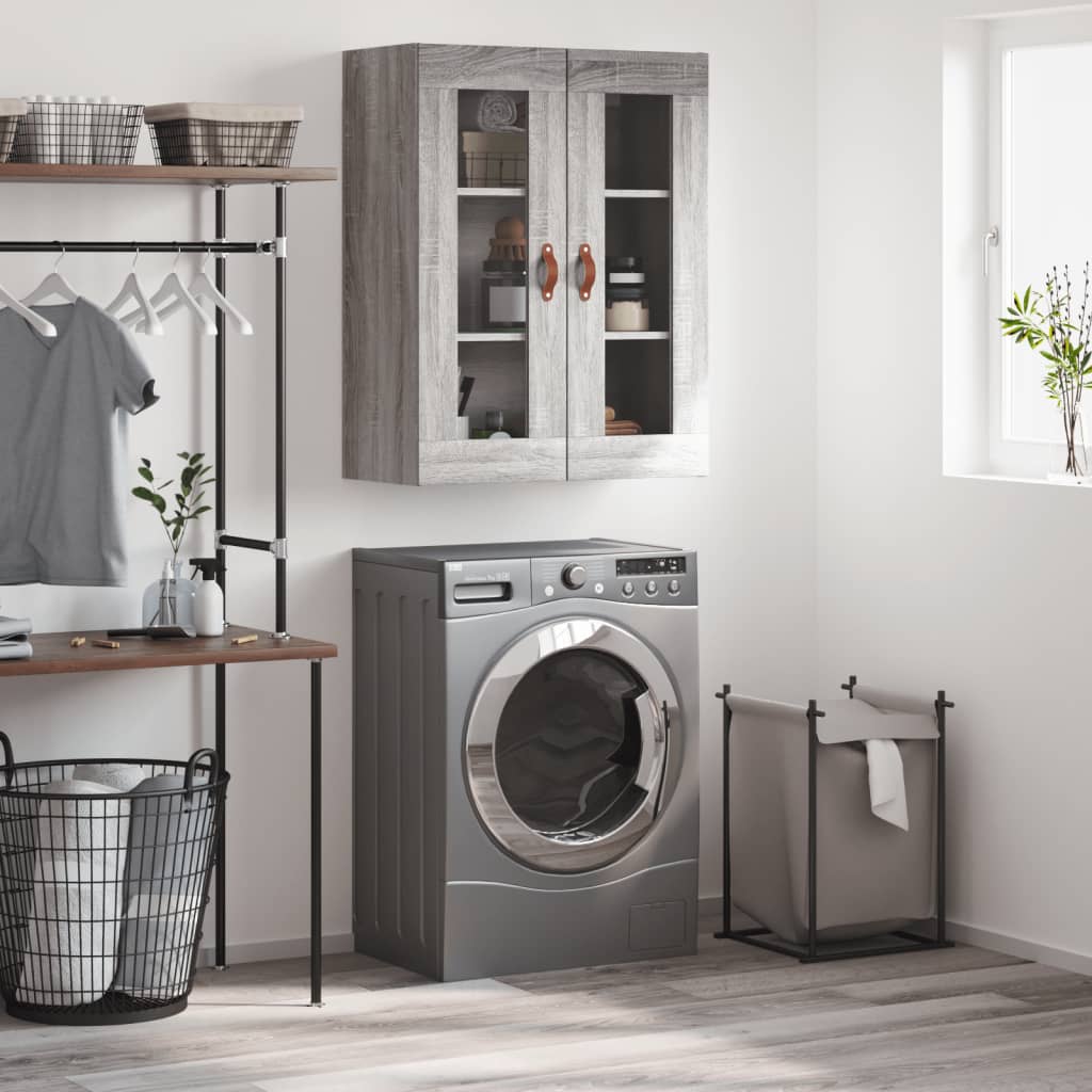 Armoire murale sonoma gris 69,5x34x90 cm - XIOS