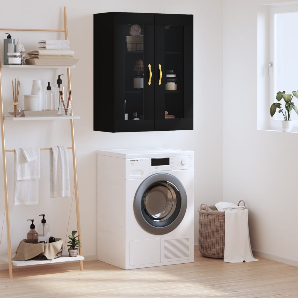 Armoire murale noir 69,5x34x90 cm - XIOS