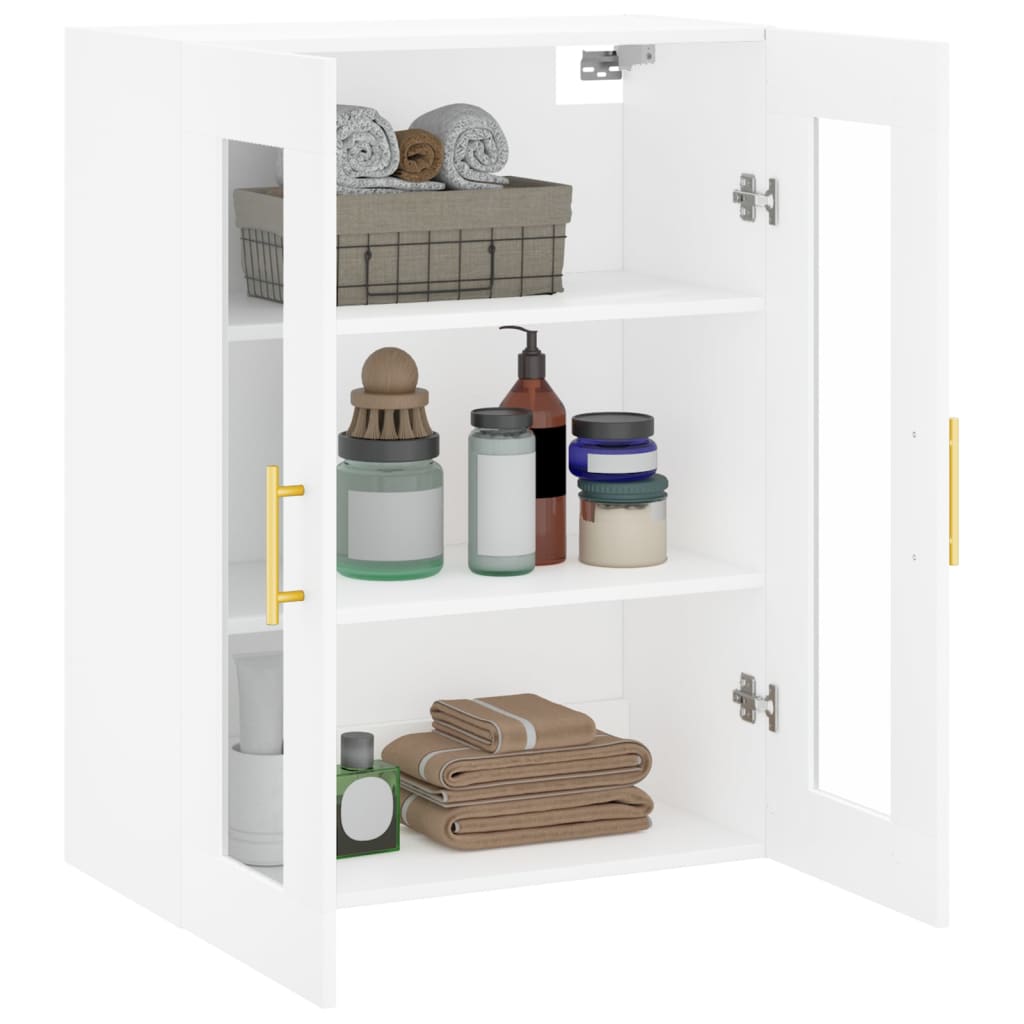 Armoire murale blanc 69,5x34x90 cm - XIOS