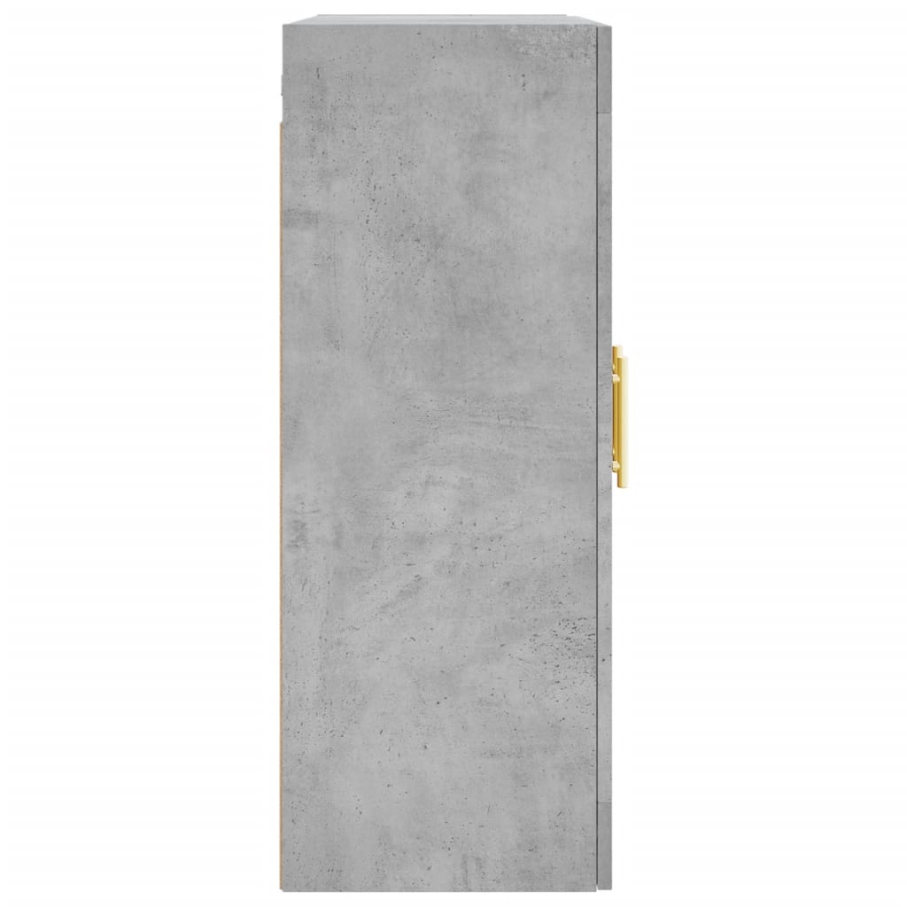 Armoire murale gris béton 69,5x34x90 cm - XIOS