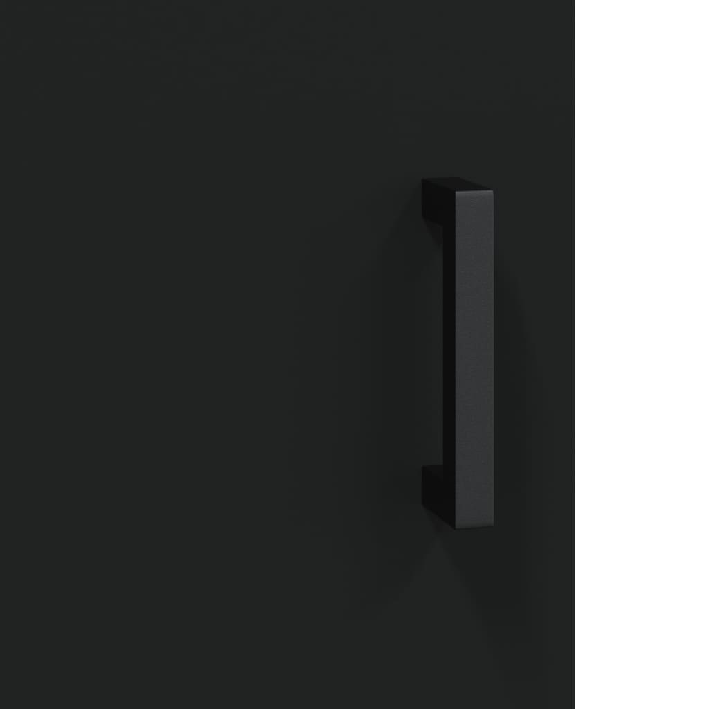 Armoire murale noir 69,5x34x90 cm - XIOS