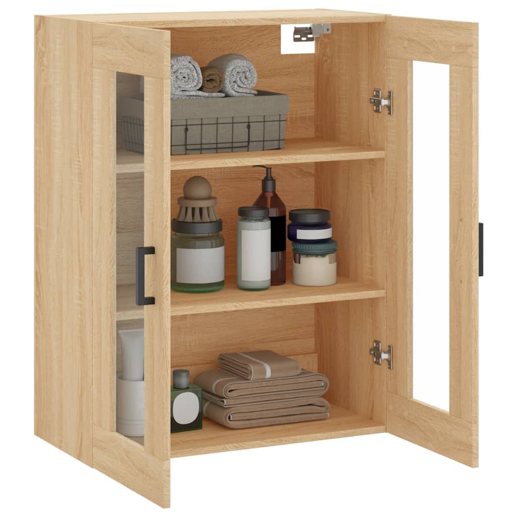Armoire murale chêne sonoma 69,5x34x90 cm - XIOS
