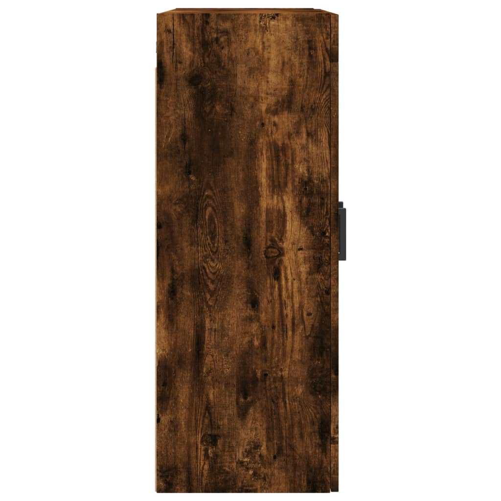 Armoire murale chêne fumé 69,5x34x90 cm - XIOS