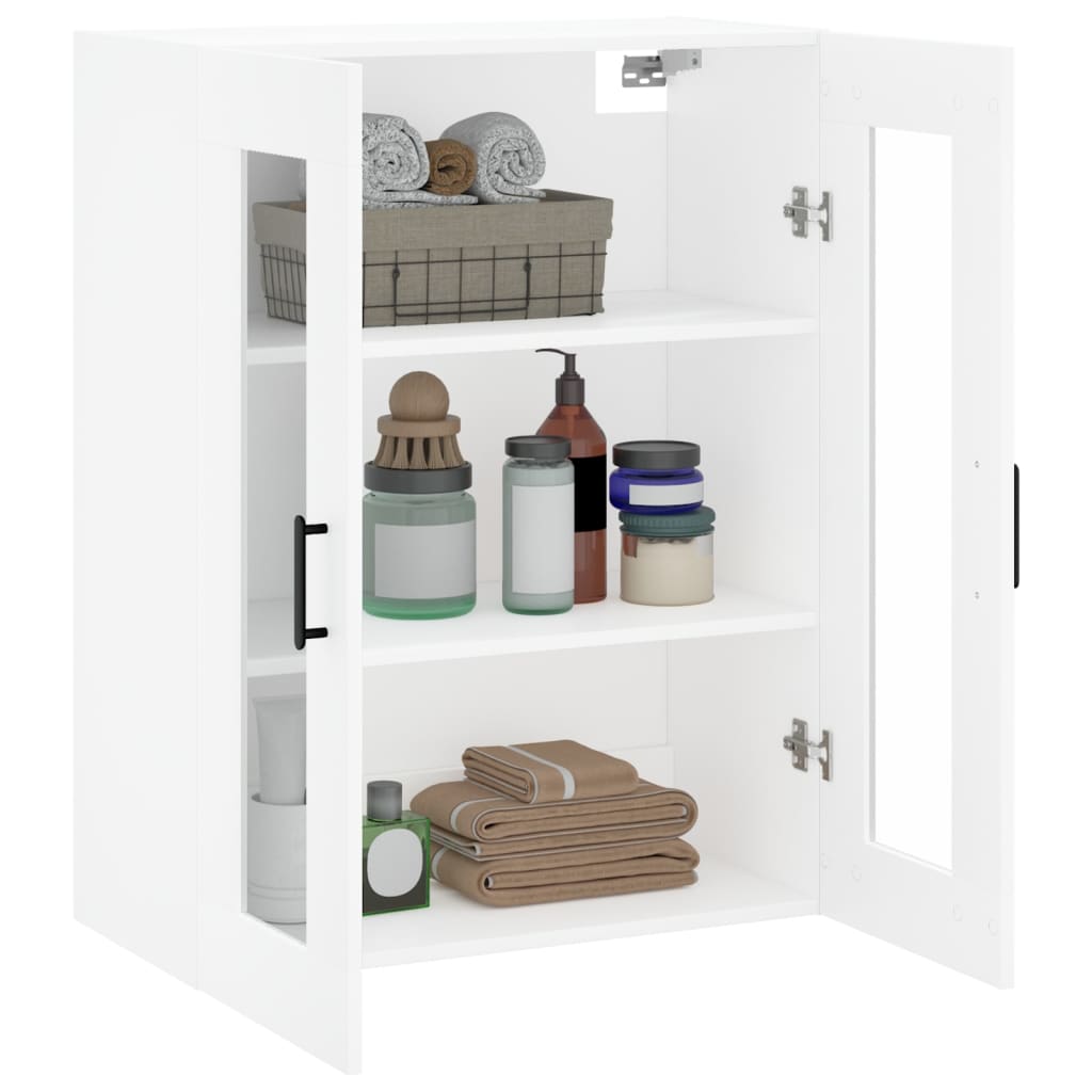 Armoire murale blanc 69,5x34x90 cm - XIOS