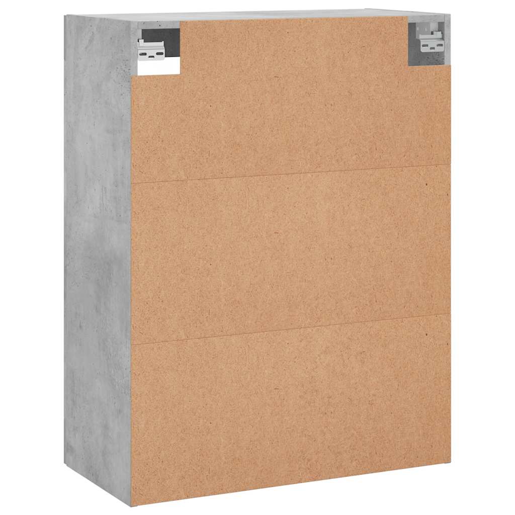 Armoire murale gris béton 69,5x34x90 cm - XIOS