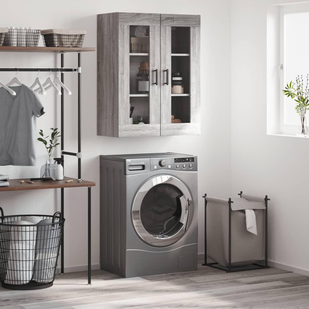 Armoire murale sonoma gris 69,5x34x90 cm - XIOS