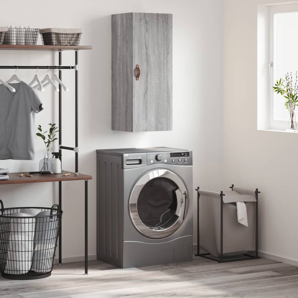 Armoire murale sonoma gris 34,5x34x90 cm - XIOS