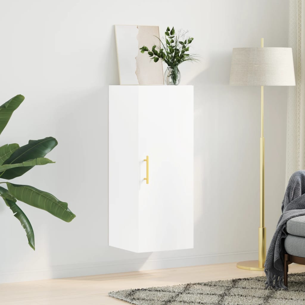 Armoire murale blanc 34,5x34x90 cm - XIOS
