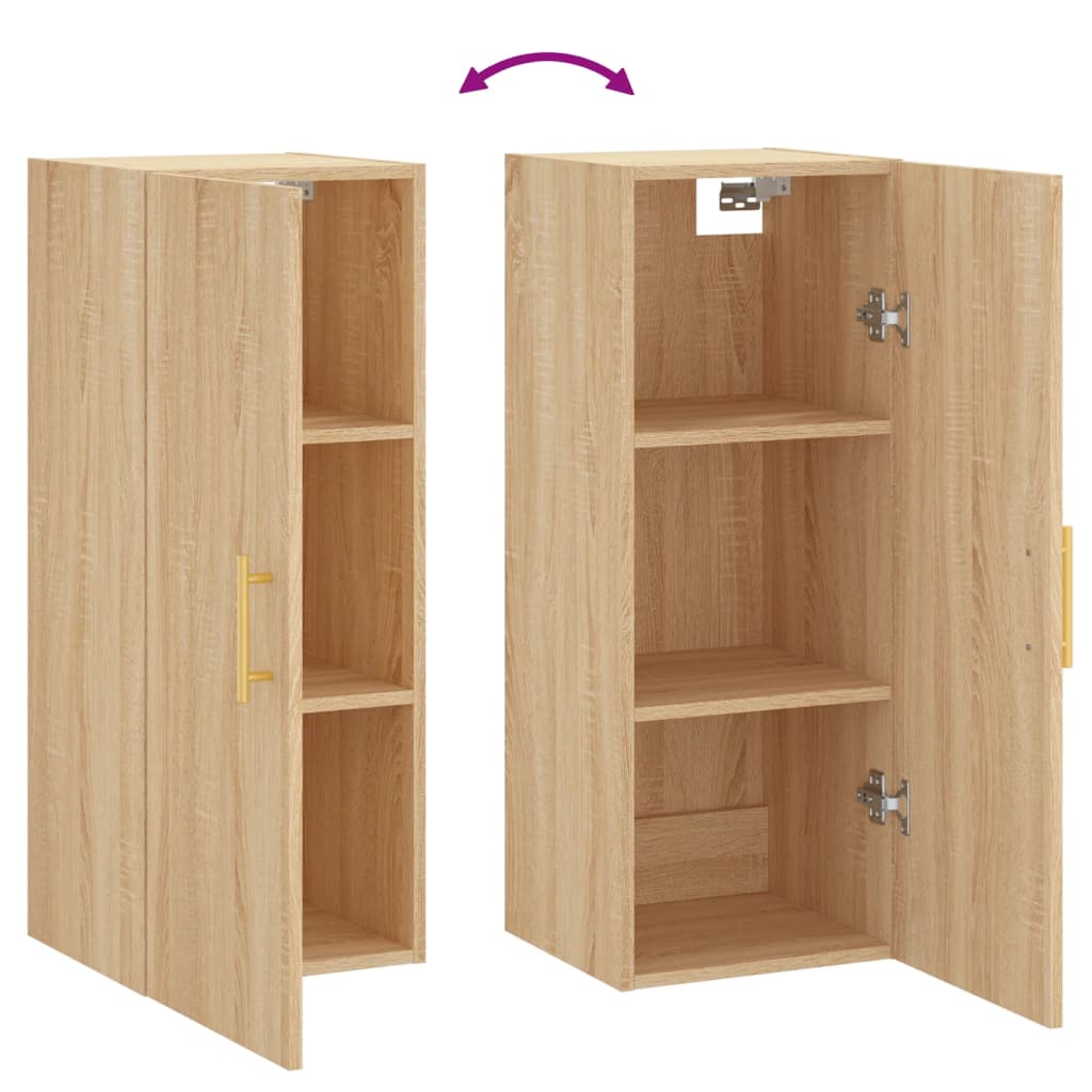 Armoire murale chêne sonoma 34,5x34x90 cm - XIOS