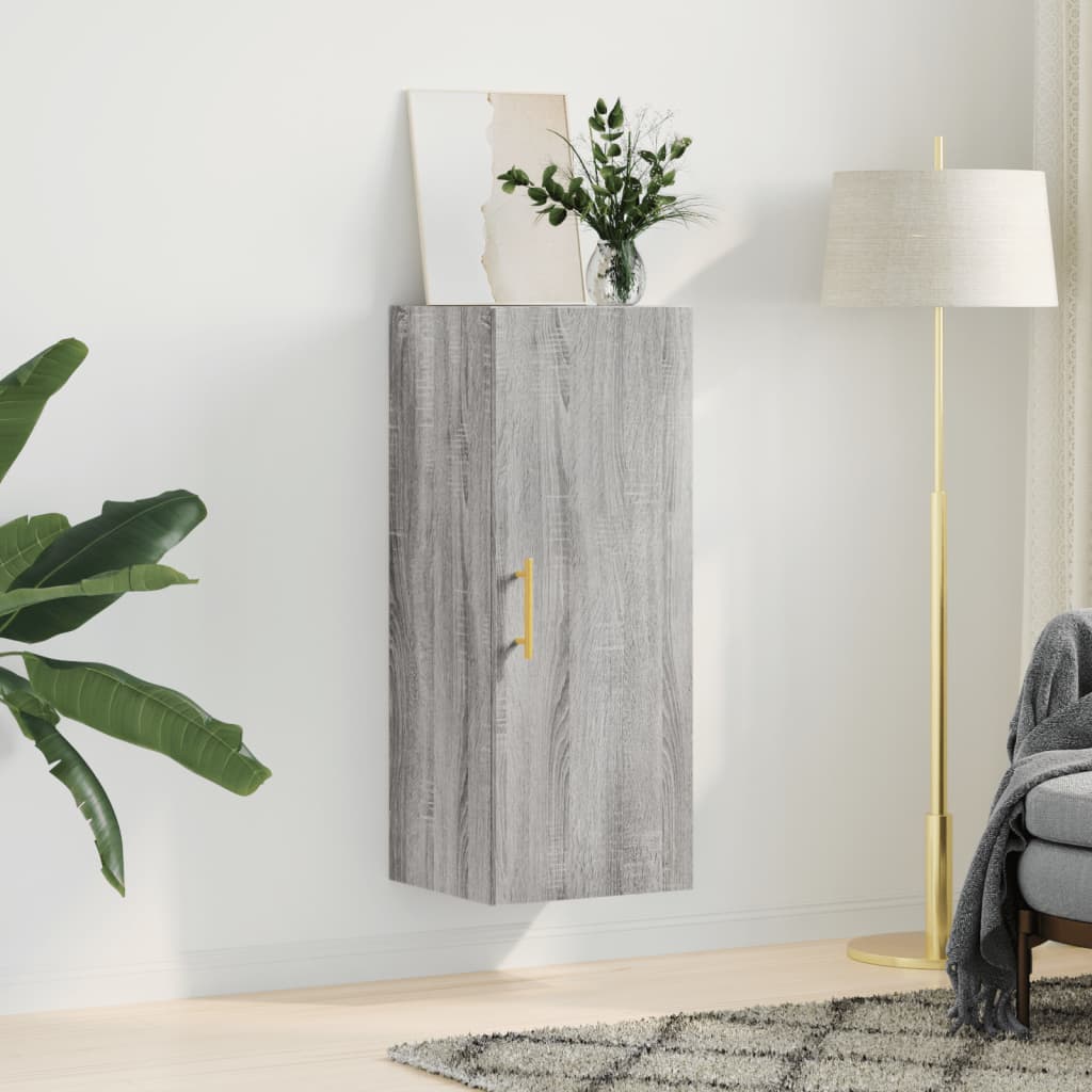 Armoire murale sonoma gris 34,5x34x90 cm - XIOS