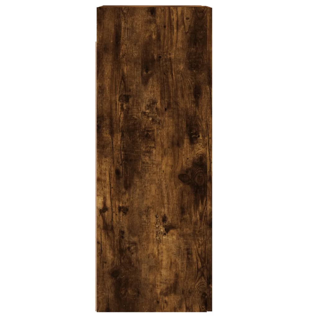 Armoire murale chêne fumé 34,5x34x90 cm - XIOS