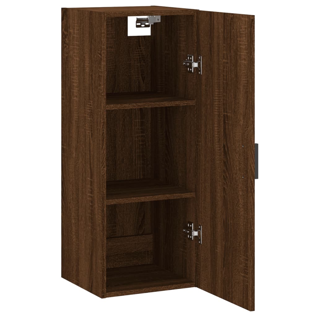 Armoire murale chêne marron 34,5x34x90 cm - XIOS