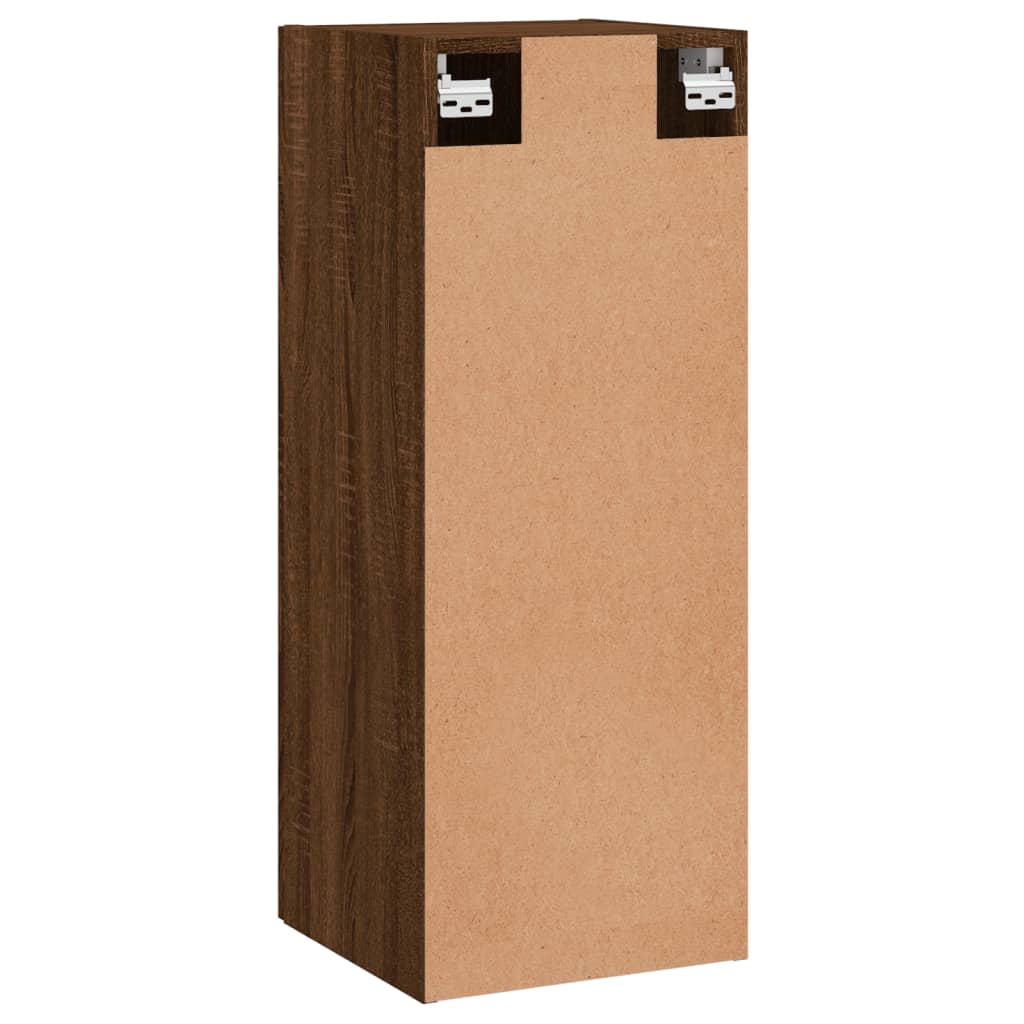Armoire murale chêne marron 34,5x34x90 cm - XIOS