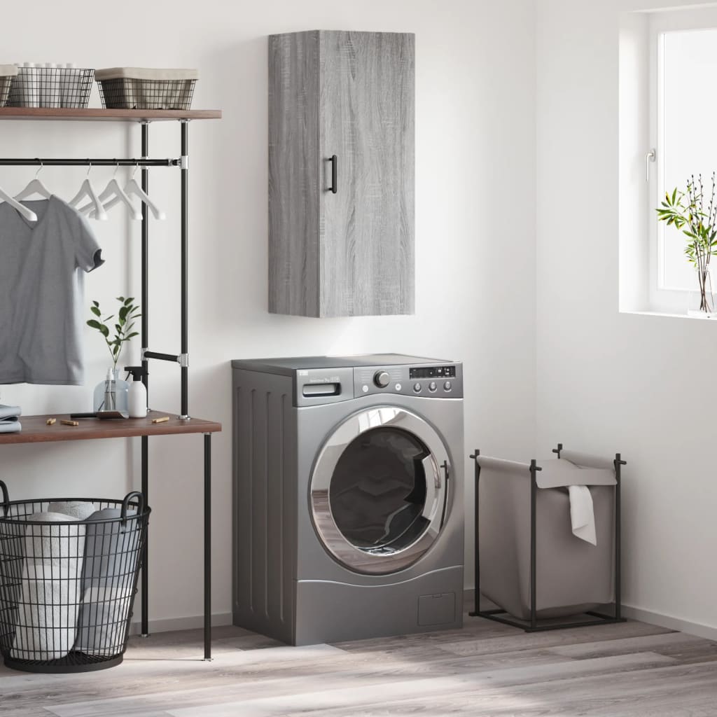 Armoire murale sonoma gris 34,5x34x90 cm - XIOS