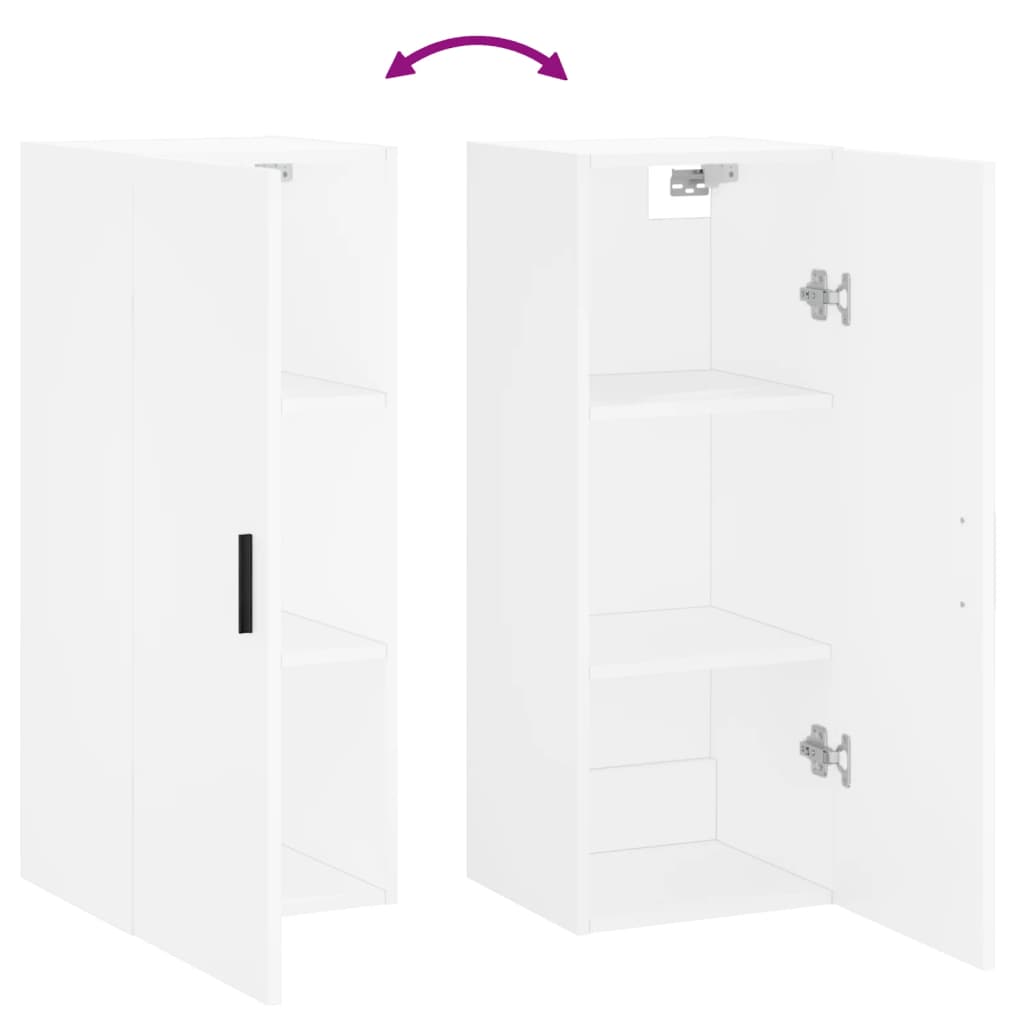 Armoire murale blanc 34,5x34x90 cm - XIOS