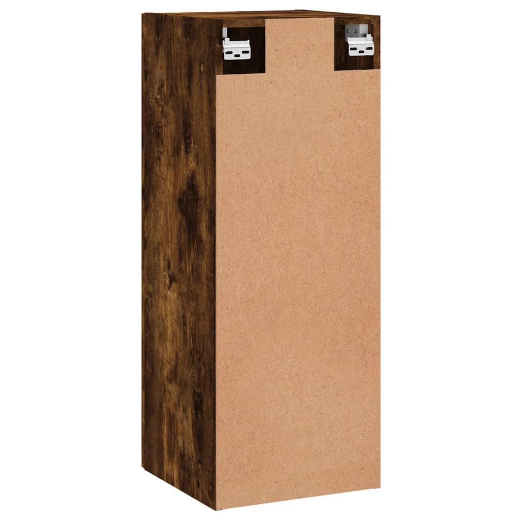 Armoire murale chêne fumé 34,5x34x90 cm - XIOS