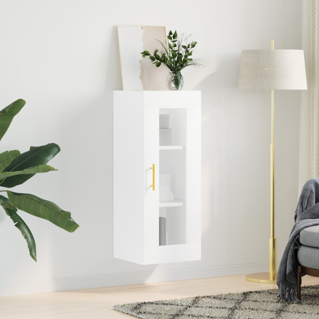 Armoire murale blanc 34,5x34x90 cm - XIOS