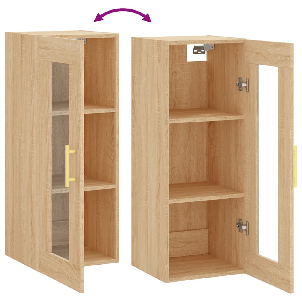 Armoire murale chêne sonoma 34,5x34x90 cm - XIOS