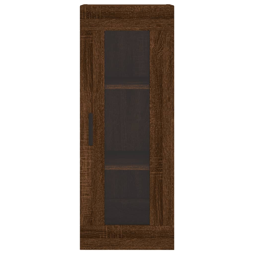 Armoire murale chêne marron 34,5x34x90 cm - XIOS