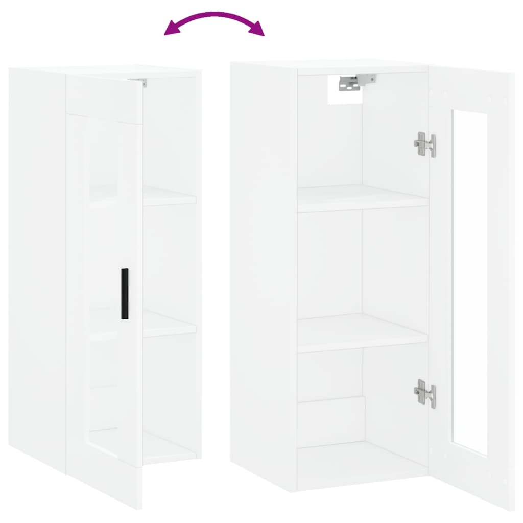 Armoire murale blanc 34,5x34x90 cm - XIOS