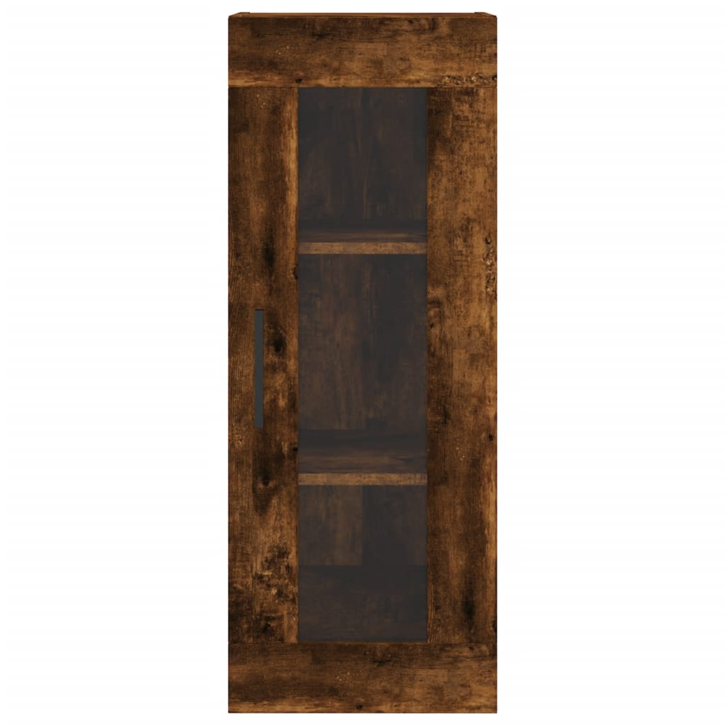 Armoire murale chêne fumé 34,5x34x90 cm - XIOS
