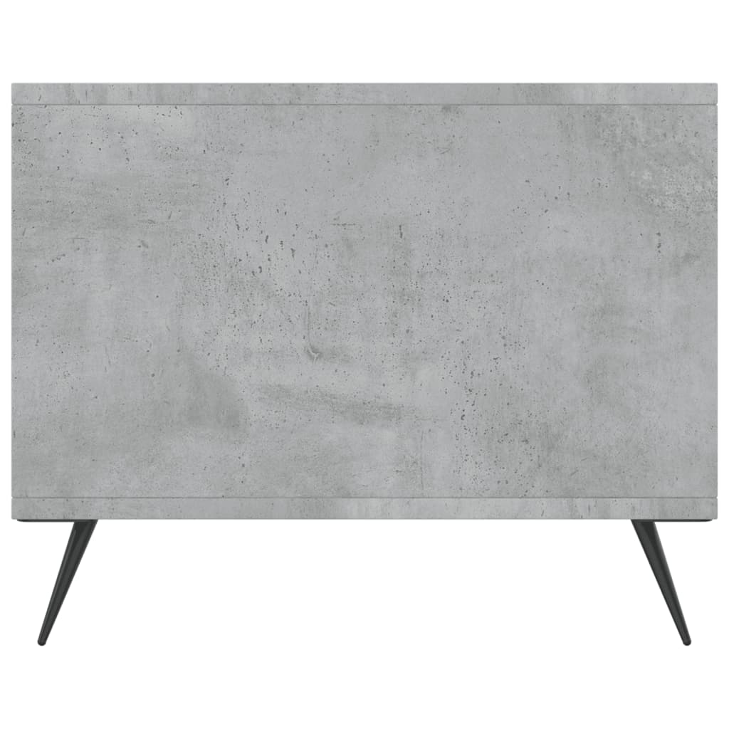 Table basse gris béton 90x50x40 cm bois d'ingénierie - XIOS