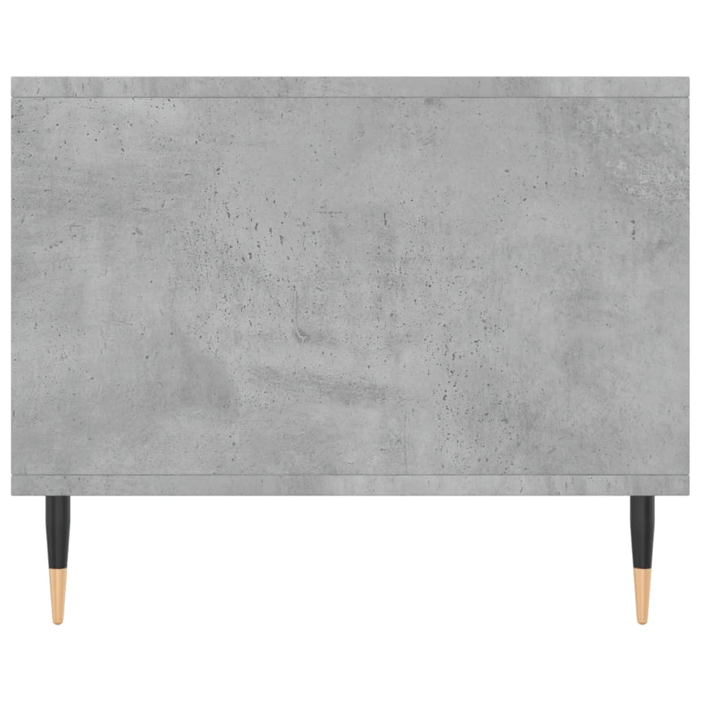 Table basse gris béton 90x50x40 cm bois d'ingénierie - XIOS