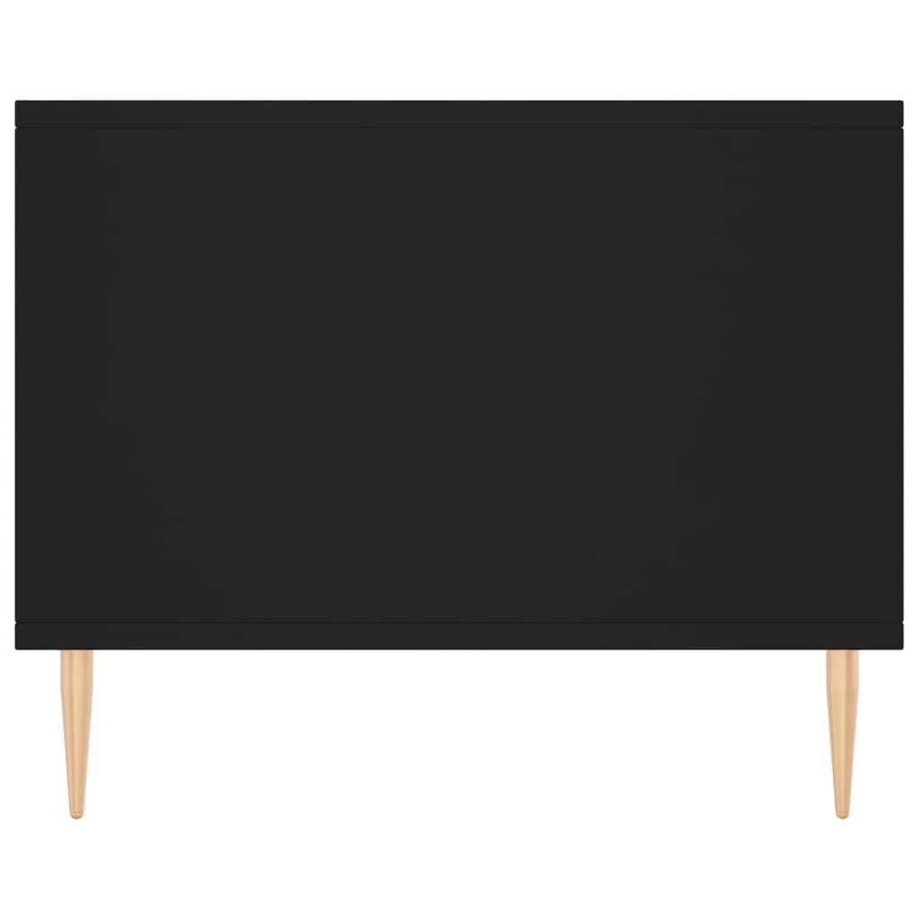Table basse noir 90x50x40 cm bois d'ingénierie - XIOS