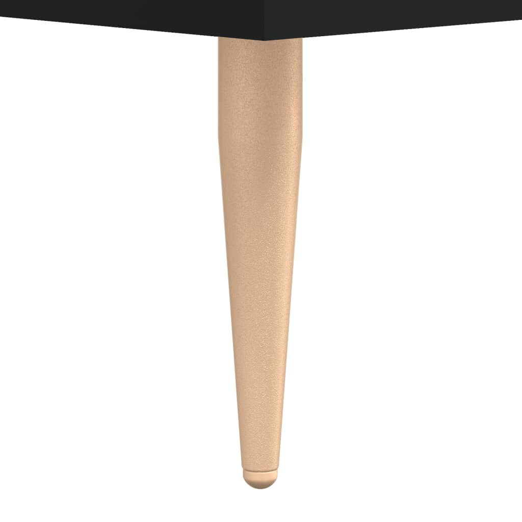 Table basse noir 90x50x40 cm bois d'ingénierie - XIOS
