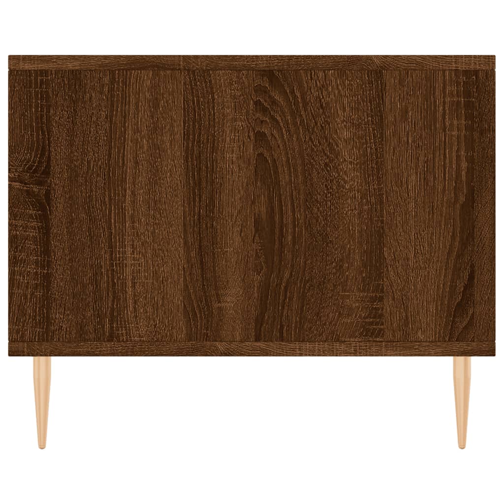 Table basse chêne marron 90x50x40 cm bois d'ingénierie Tables basses vidaXL