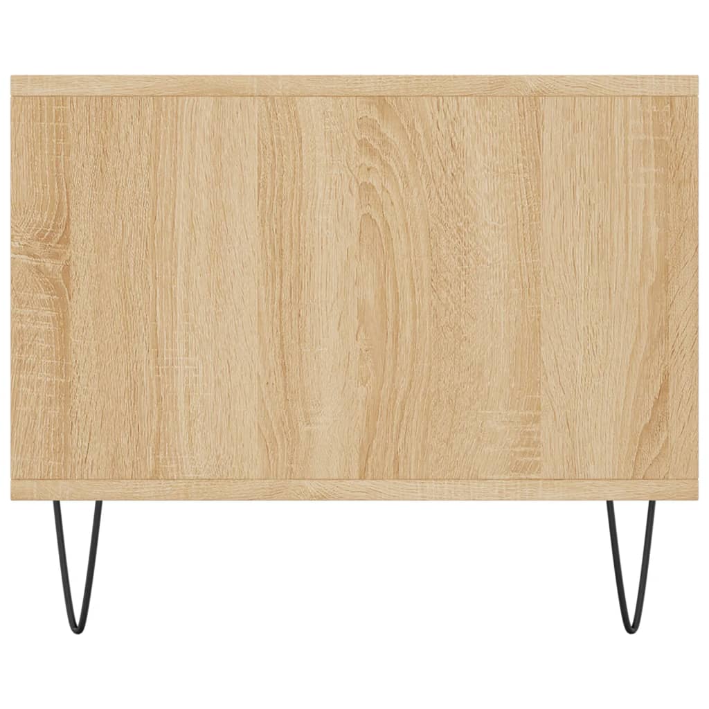 Table basse chêne sonoma 90x50x40 cm bois d'ingénierie - XIOS