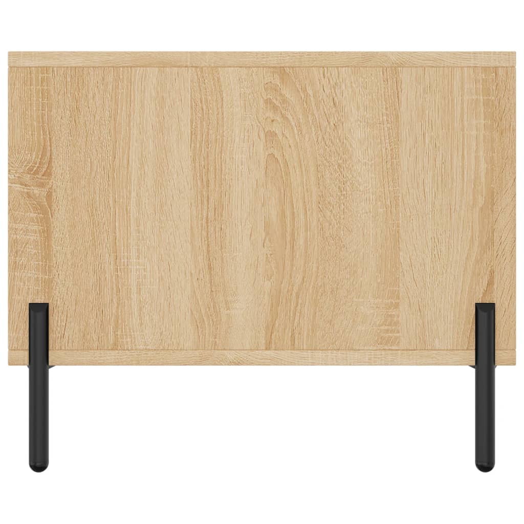 Table basse chêne sonoma 90x50x40 cm bois d'ingénierie - XIOS