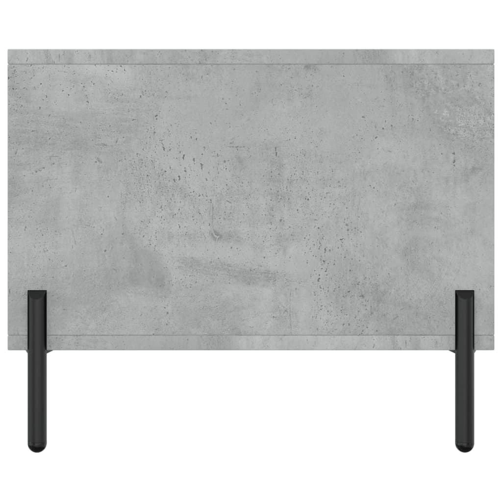 Table basse gris béton 90x50x40 cm bois d'ingénierie - XIOS