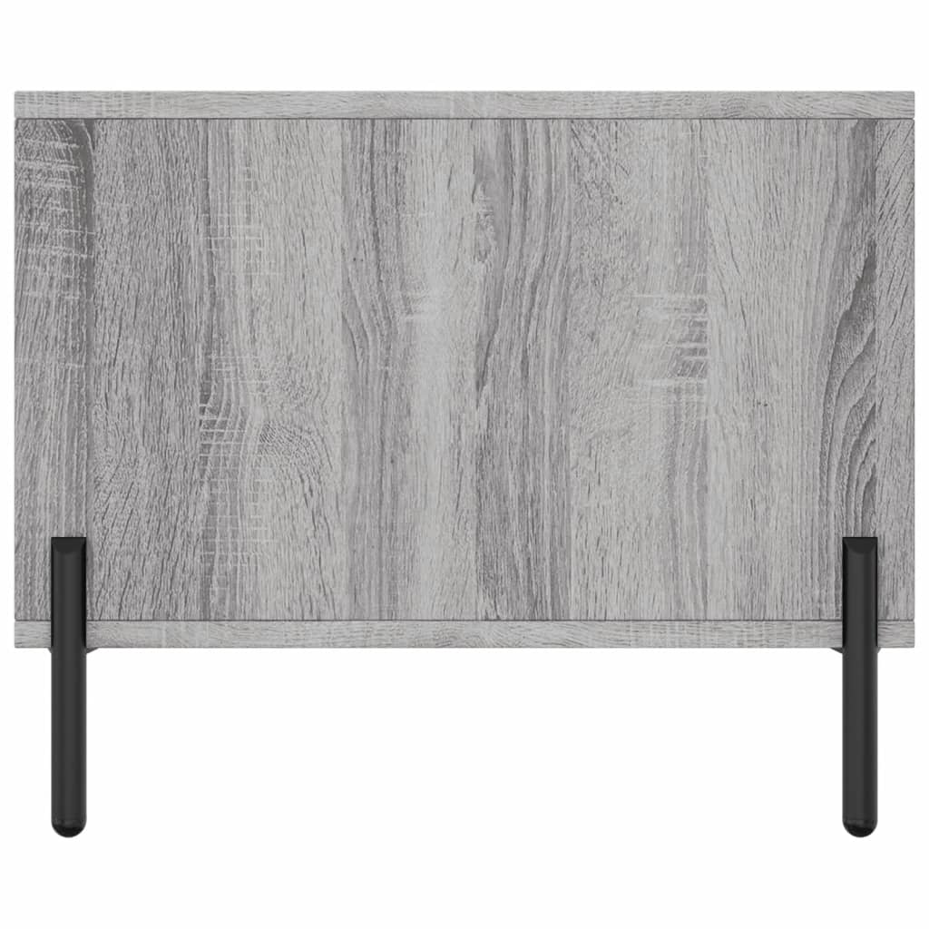 Table basse sonoma gris 90x50x40 cm bois d'ingénierie - XIOS