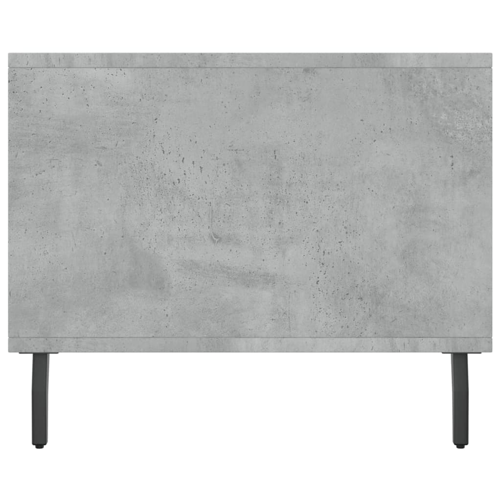 Table basse gris béton 90x50x40 cm bois d'ingénierie - XIOS