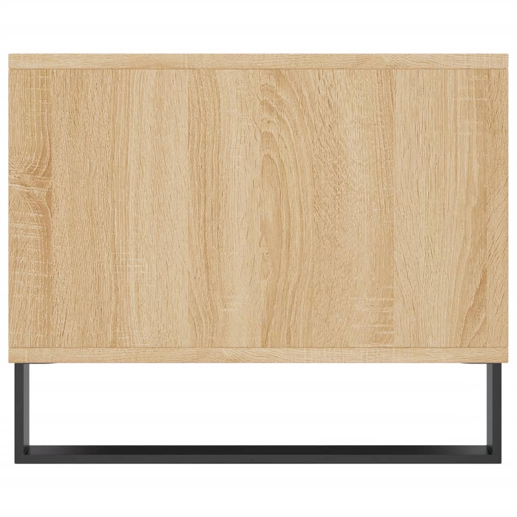Table basse chêne sonoma 90x50x40 cm bois d'ingénierie - XIOS