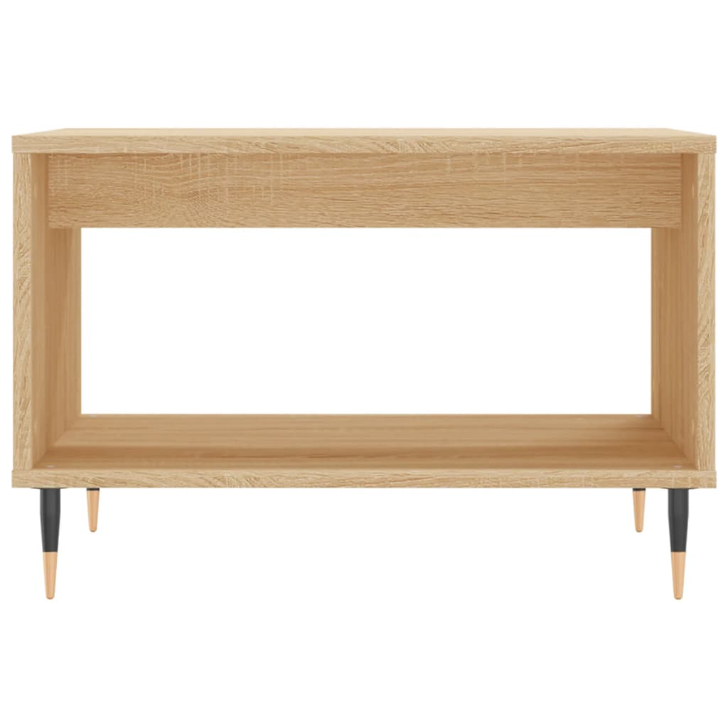 Table basse chêne sonoma 60x50x40 cm bois d'ingénierie - XIOS