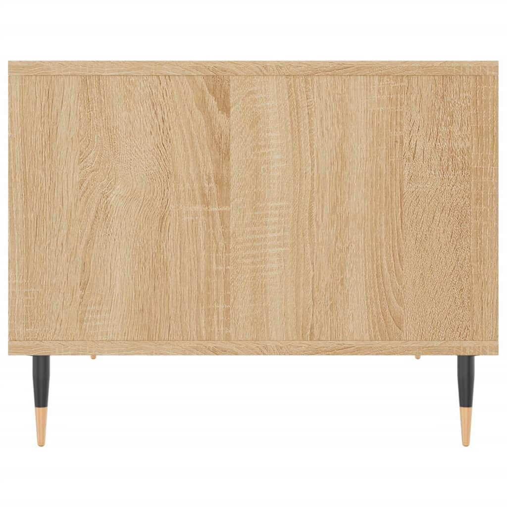 Table basse chêne sonoma 60x50x40 cm bois d'ingénierie - XIOS