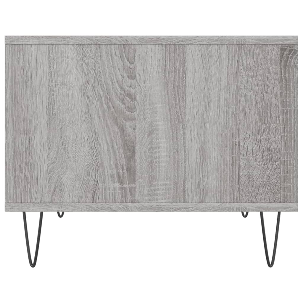 Table basse sonoma gris 60x50x40 cm bois d'ingénierie - XIOS