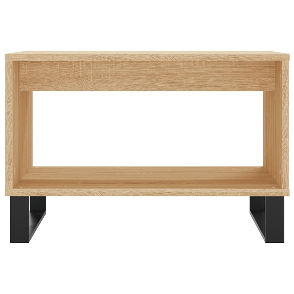 Table basse chêne sonoma 60x50x40 cm bois d'ingénierie - XIOS