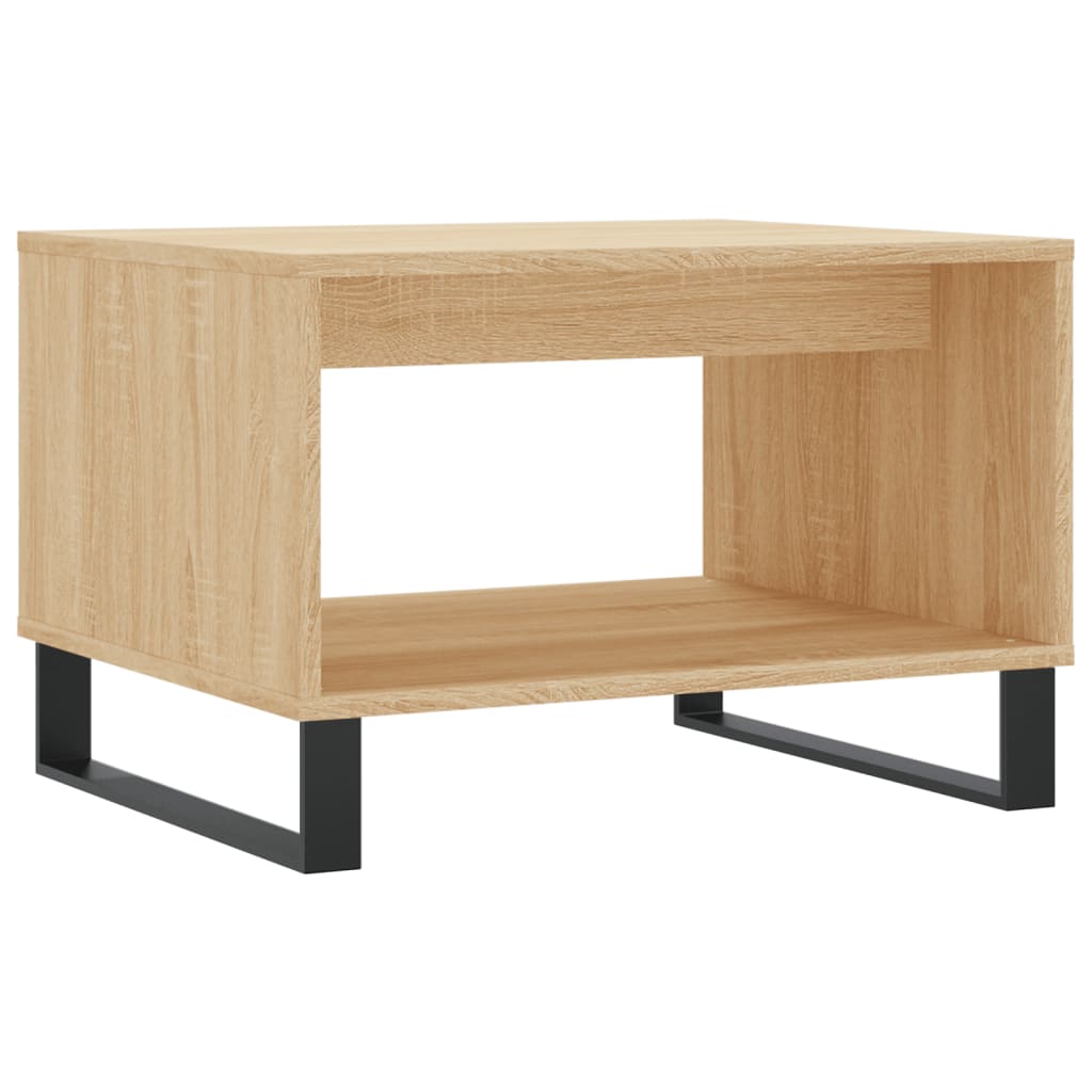 Table basse chêne sonoma 60x50x40 cm bois d'ingénierie - XIOS
