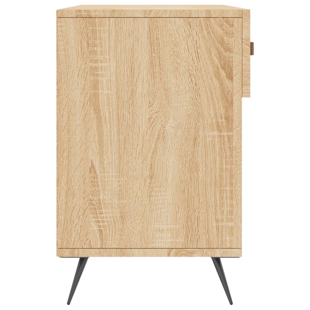 Banc à chaussures chêne sonoma 102x35x55 cm bois d'ingénierie - XIOS