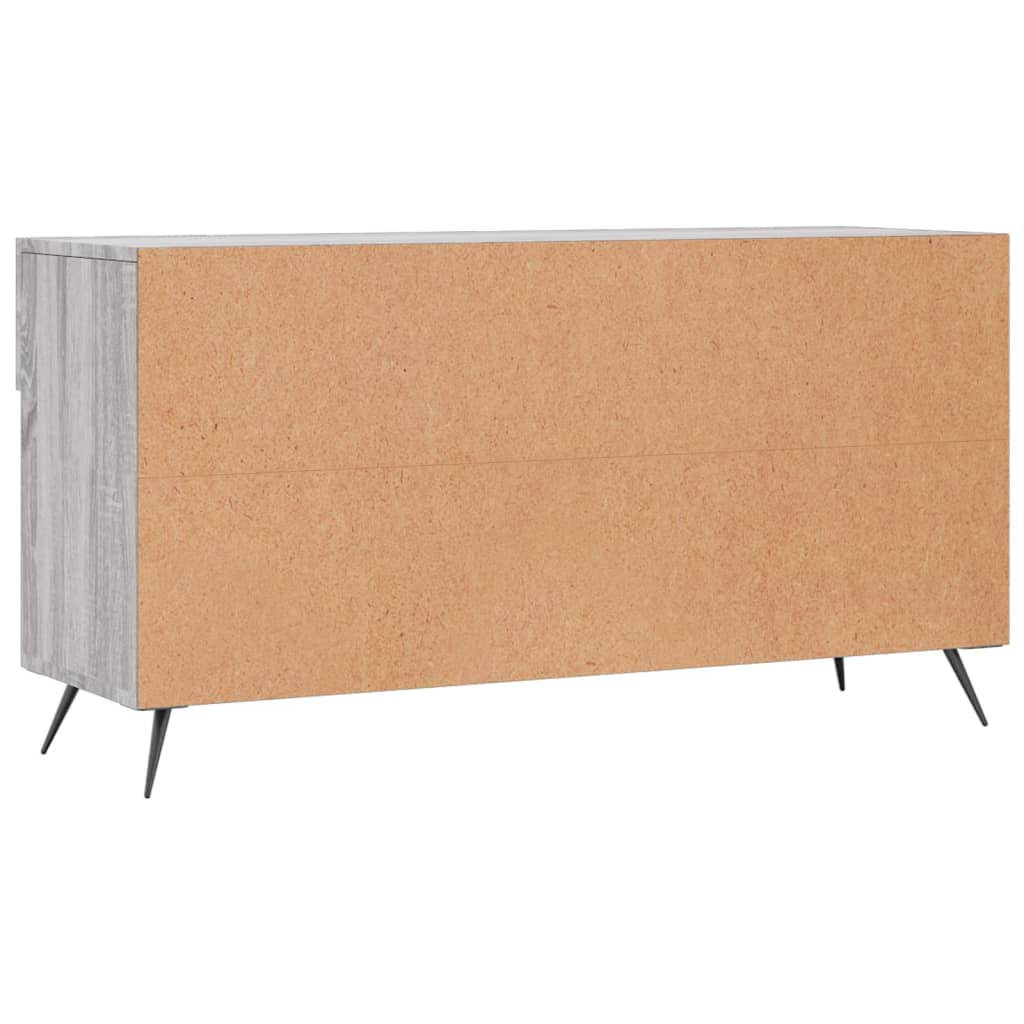 Banc à chaussures sonoma gris 102x35x55 cm bois d'ingénierie - XIOS