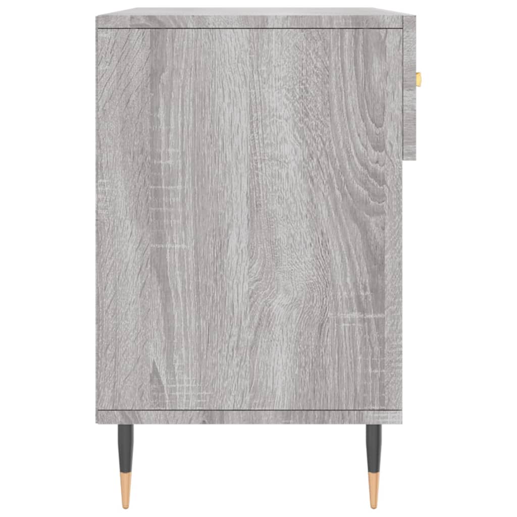 Banc à chaussures sonoma gris 102x35x55 cm bois d'ingénierie - XIOS